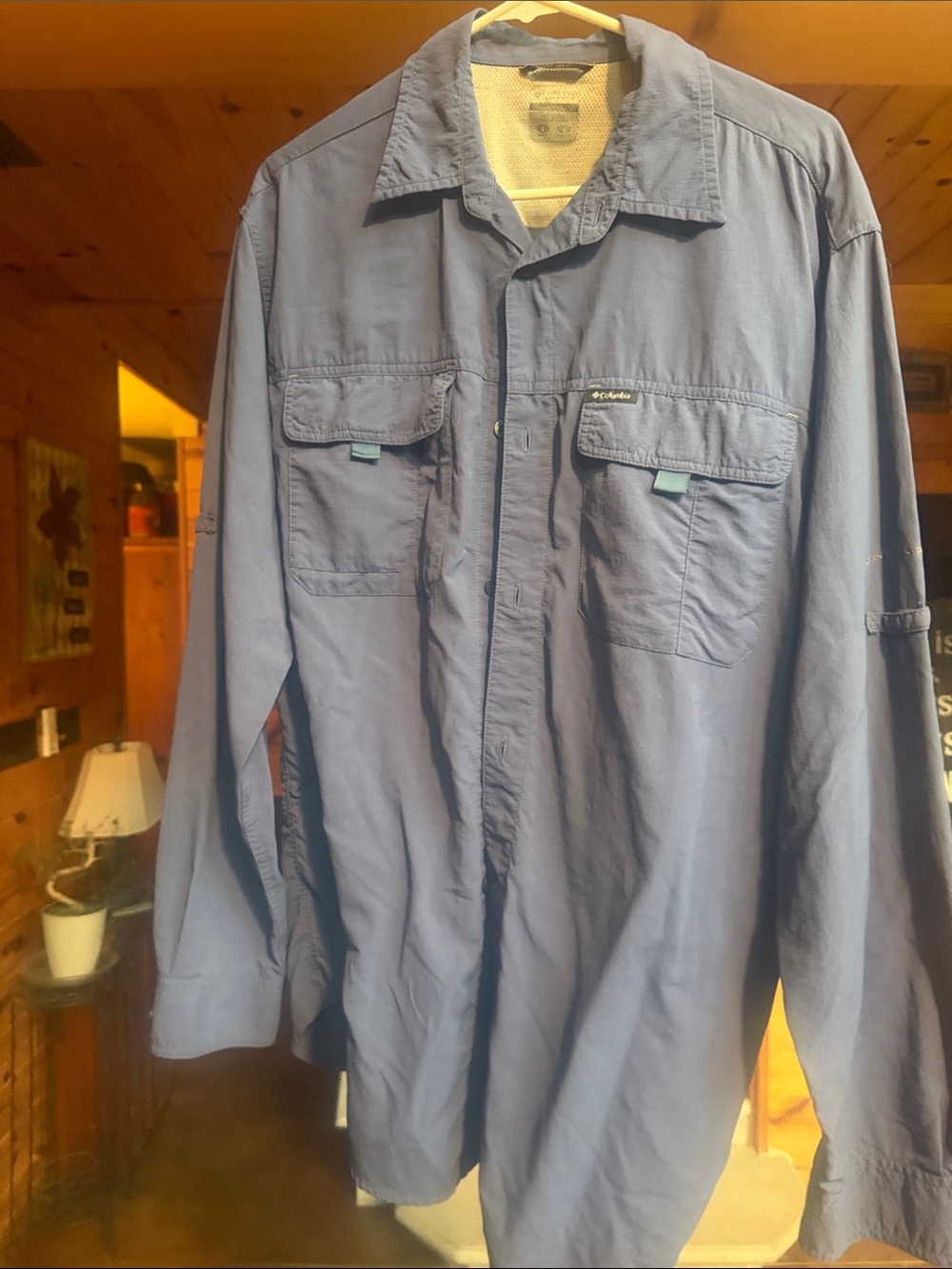 Columbia Lightweight Long-Sleeve Shirt Jacket - Blue